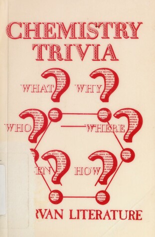 Book cover for Chemistry Trivia