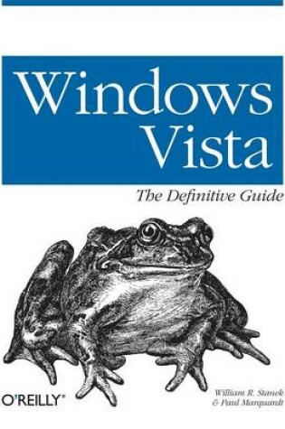 Cover of Windows Vista: The Definitive Guide