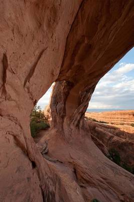 Book cover for The Partition Arch in Arches National Park, Utah