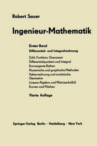 Cover of Ingenieur-Mathematik