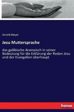 Cover of Jesu Muttersprache