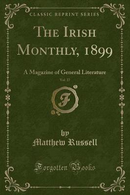 Book cover for The Irish Monthly, 1899, Vol. 27