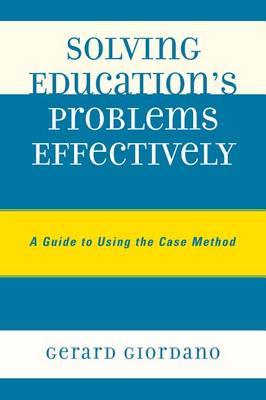 Book cover for Solving Education's Problems Effectively