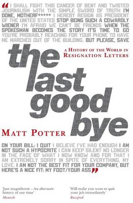 Book cover for The Last Goodbye