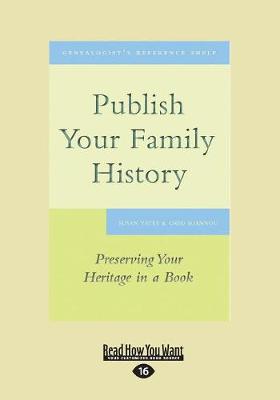 Book cover for Publish Your Family History