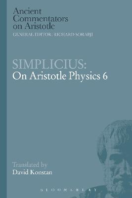 Book cover for Simplicius: On Aristotle Physics 6