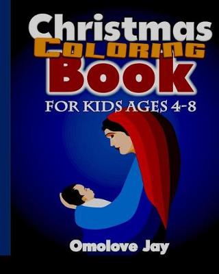 Book cover for Christmas Coloring Book for Kids Ages 4-8