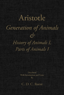 Book cover for Generation of Animals & History of Animals I, Parts of Animals I