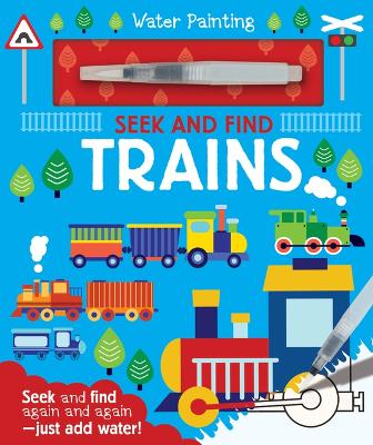 Book cover for Seek and Find Trains