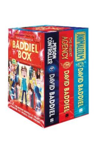 Cover of The Blockbuster Baddiel Box (The Parent Agency, The Person Controller, AniMalcolm)