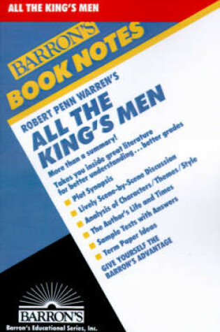 Cover of Robert Penn Warren's All the King's Men