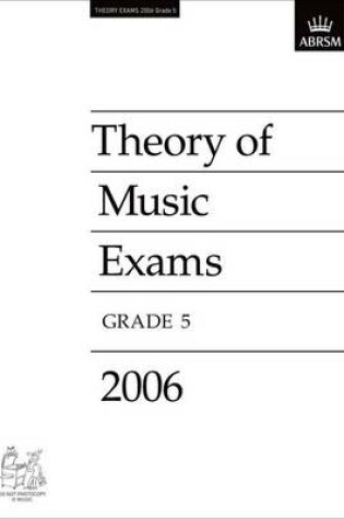 Cover of 2006 Grade 5 Theory Tests
