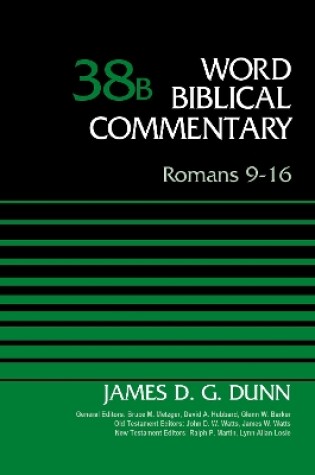 Cover of Romans 9-16, Volume 38B