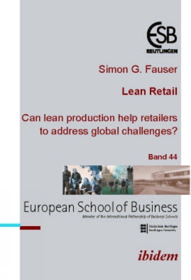 Cover of Lean Retail. Can lean production help retailers to address global challenges?