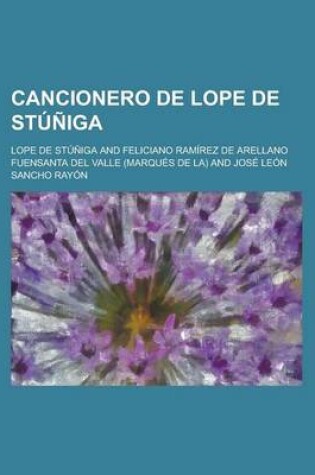 Cover of Cancionero de Lope de Stuniga