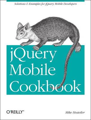 Book cover for JQuery Mobile Cookbook