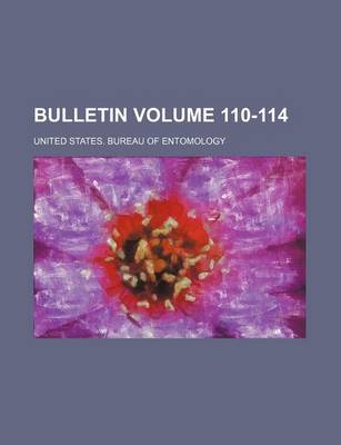 Book cover for Bulletin Volume 110-114