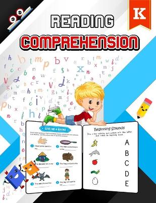 Book cover for Reading Comprehension Activity Workbook - Preschool & Kindergarten - Color Edition