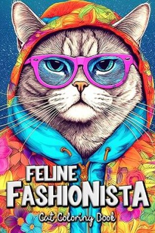 Cover of Feline Fashionista Cat Coloring Book