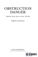 Book cover for Obstruction Danger