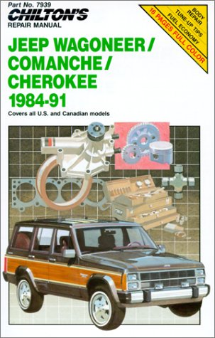 Book cover for Jeep Wagoneer, Comanche, Cherokee 1984-91 Repair Manual