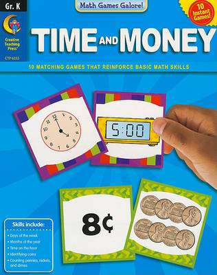 Book cover for Time and Money, Grade K