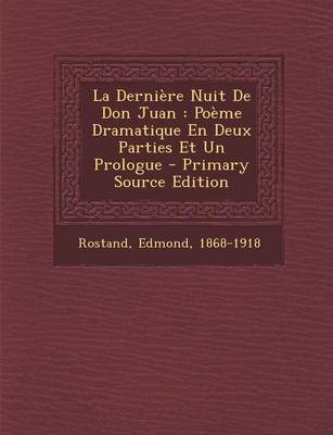 Book cover for La Derniere Nuit De Don Juan