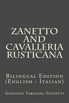 Book cover for Zanetto and Cavalleria Rusticana