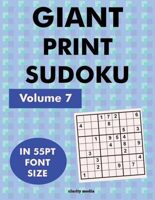 Book cover for Giant Print Sudoku Volume 7