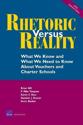 Book cover for Rhetoric Versus Reality