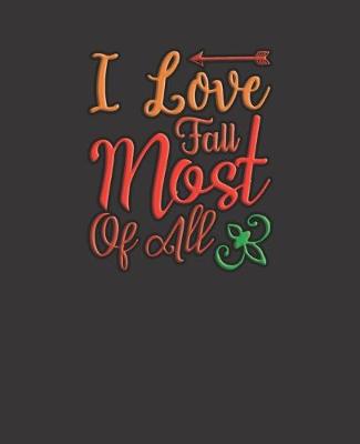 Book cover for I love fall most of all
