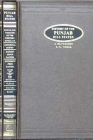 Cover of History of the Panjab Hill States