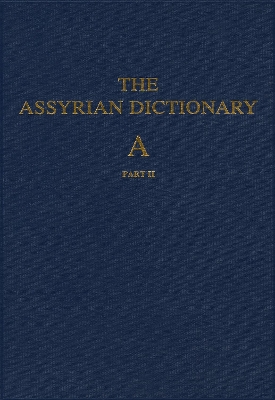 Cover of Assyrian Dictionary of the Oriental Institute of the University of Chicago, Volume 1, A, part 2
