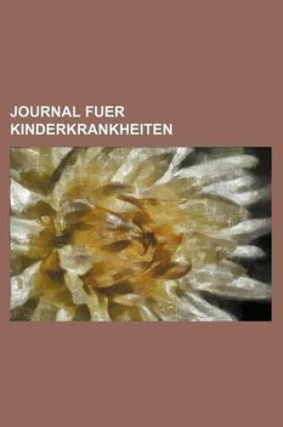 Cover of Journal Fuer Kinderkrankheiten (50-51)