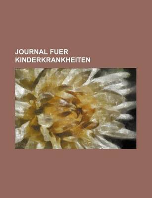 Book cover for Journal Fuer Kinderkrankheiten (50-51)