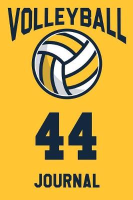 Book cover for Volleyball Journal 44