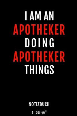 Book cover for Notizbuch fur Apotheker