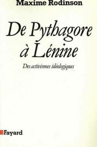 Cover of de Pythagore a Lenine