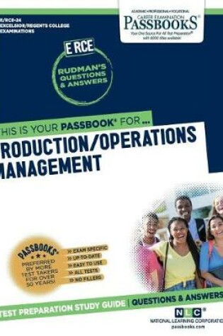 Cover of Production/Operations Management (Rce-24)