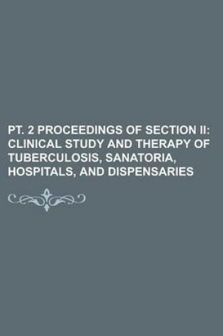 Cover of PT. 2 Proceedings of Section II