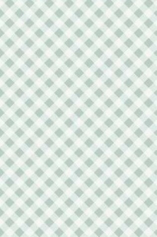 Cover of Mint Green Checker - Lined Notebook with Margins - 5x8