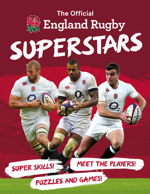 Book cover for The Official England Rugby Superstars