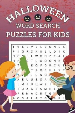 Cover of Halloween Word search Puzzles For kids