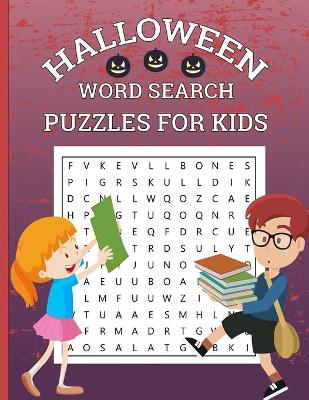 Book cover for Halloween Word search Puzzles For kids