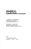 Book cover for Numerical Computing