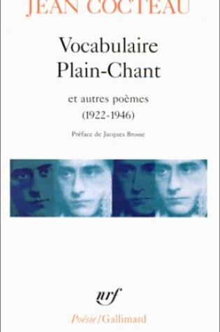 Cover of Vocabulaire / Plain-Chant / L'Ange Heurtebise / Par Lui-Meme