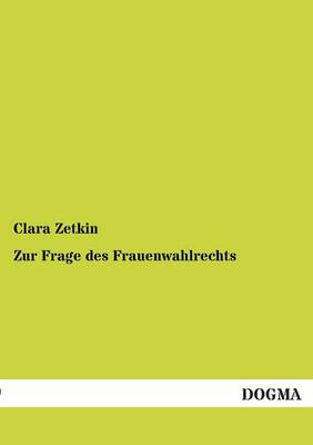 Book cover for Zur Frage Des Frauenwahlrechts