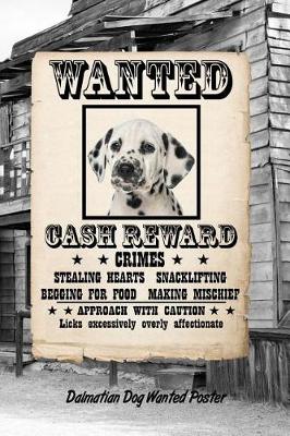 Book cover for Dalmatian Dog Wanted Poster