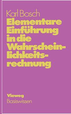 Book cover for Elementare Einfuhrung in Die Wahrscheinlichkeitsrechnung