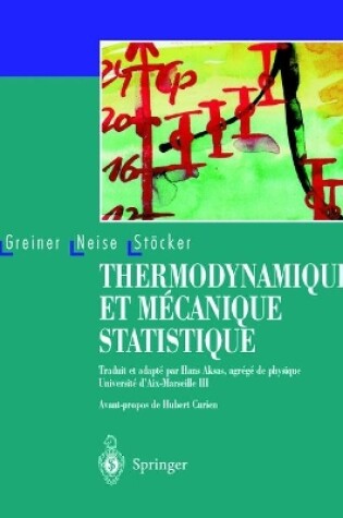 Cover of Thermodynamique Et Mecanique Statistique